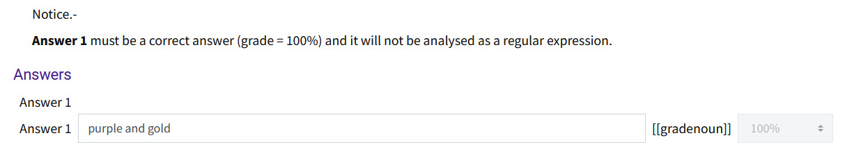 Answer 1 must be correct and not use regular expression.