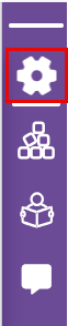 gear icon highlighted