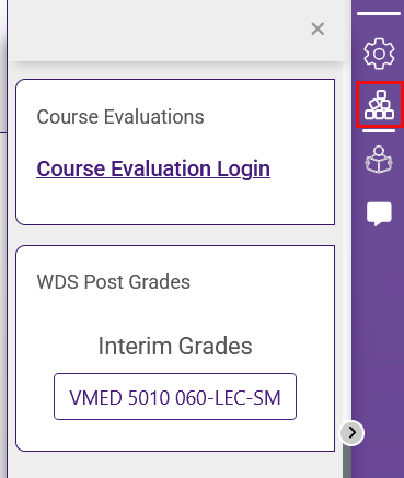 WDS Post Grades block from block drawer on right side of Moodle
