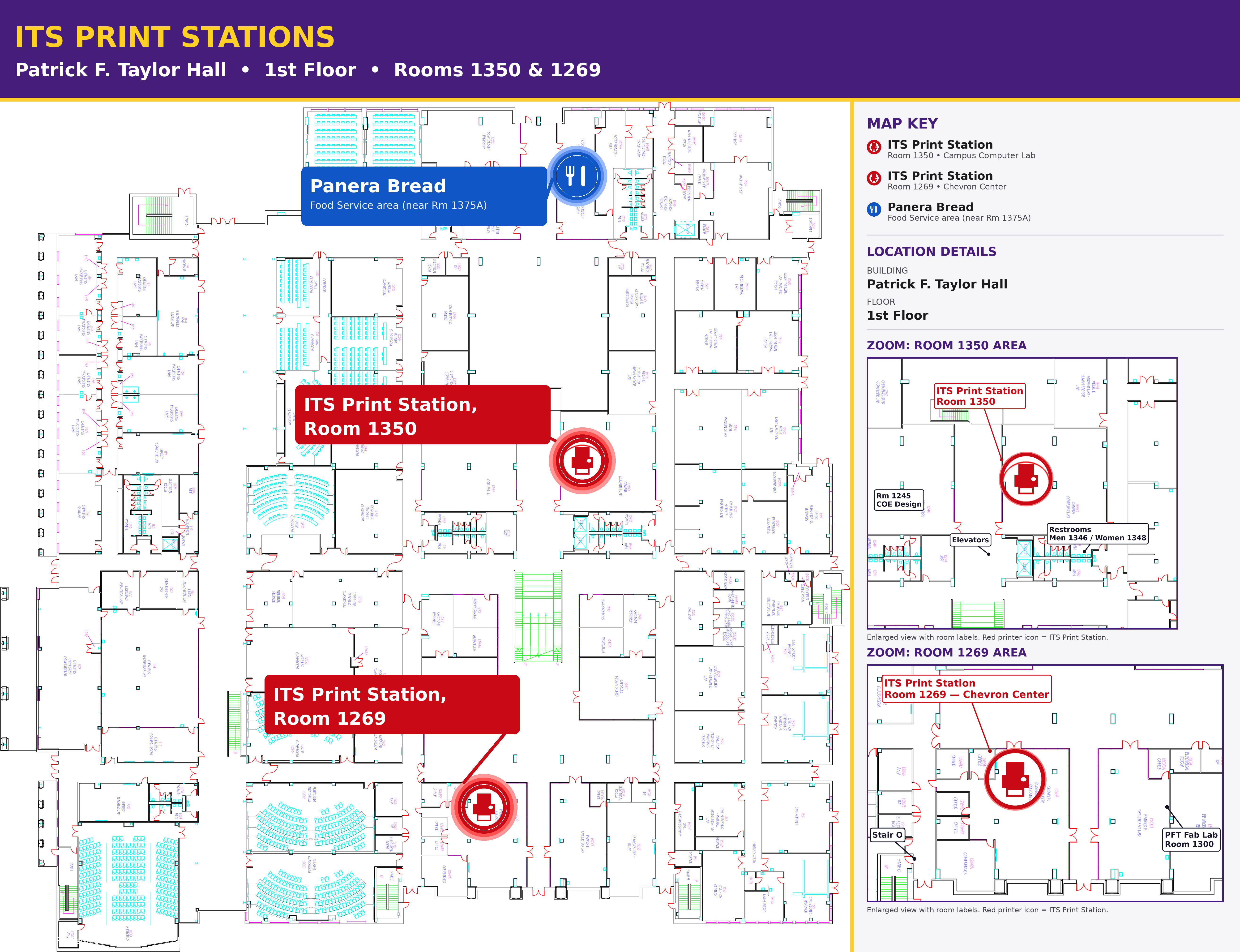 PFT Pharos Printer Map